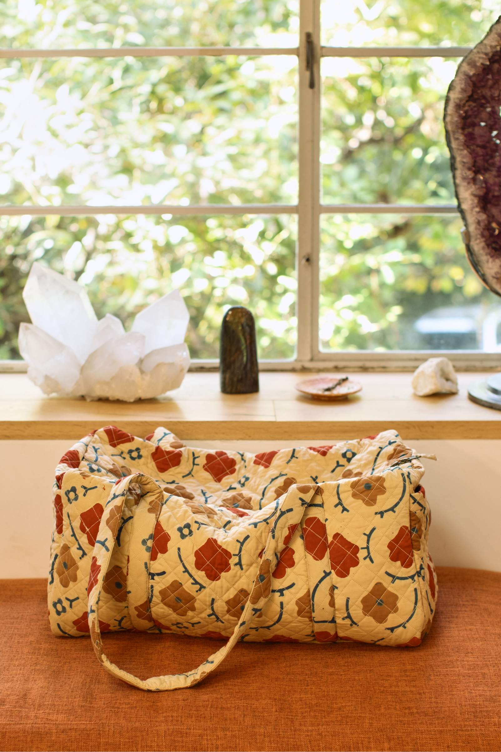 Maria Quilted Duffel | Oak Leaf - Image 4