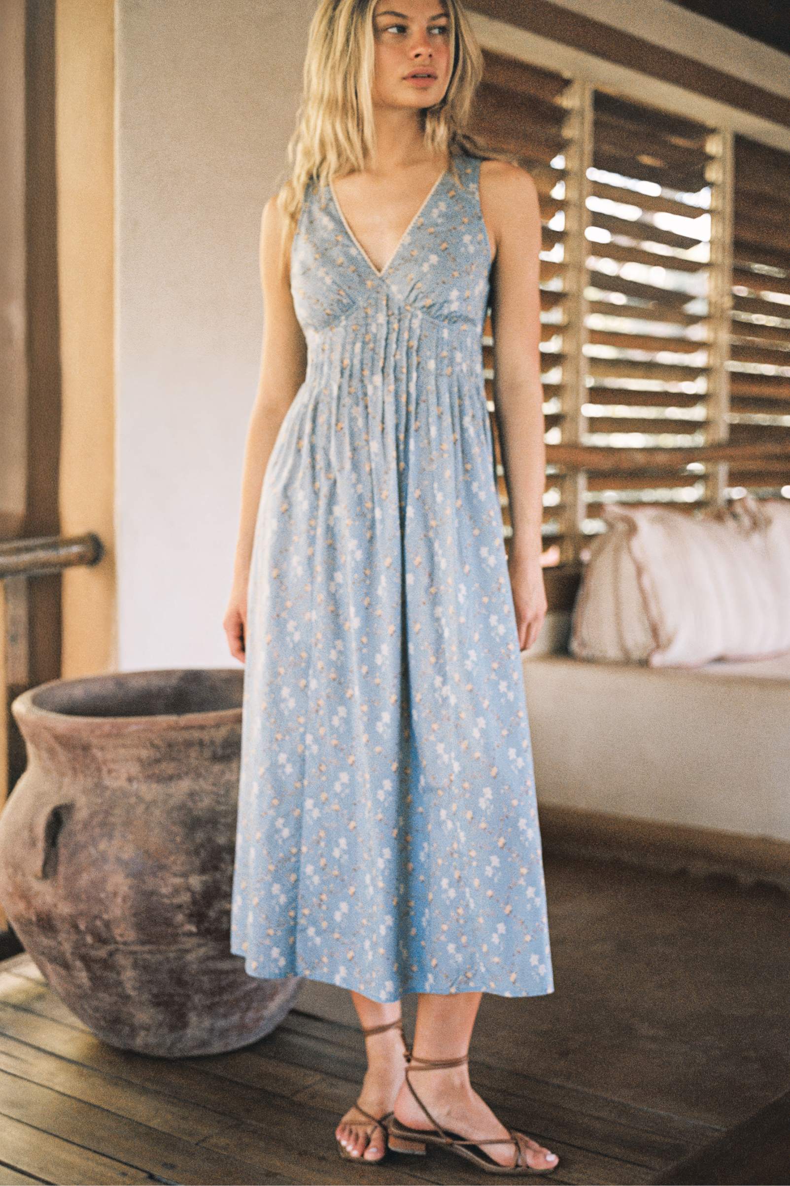 The Allegra Dress | Pansy Blues - Image 5