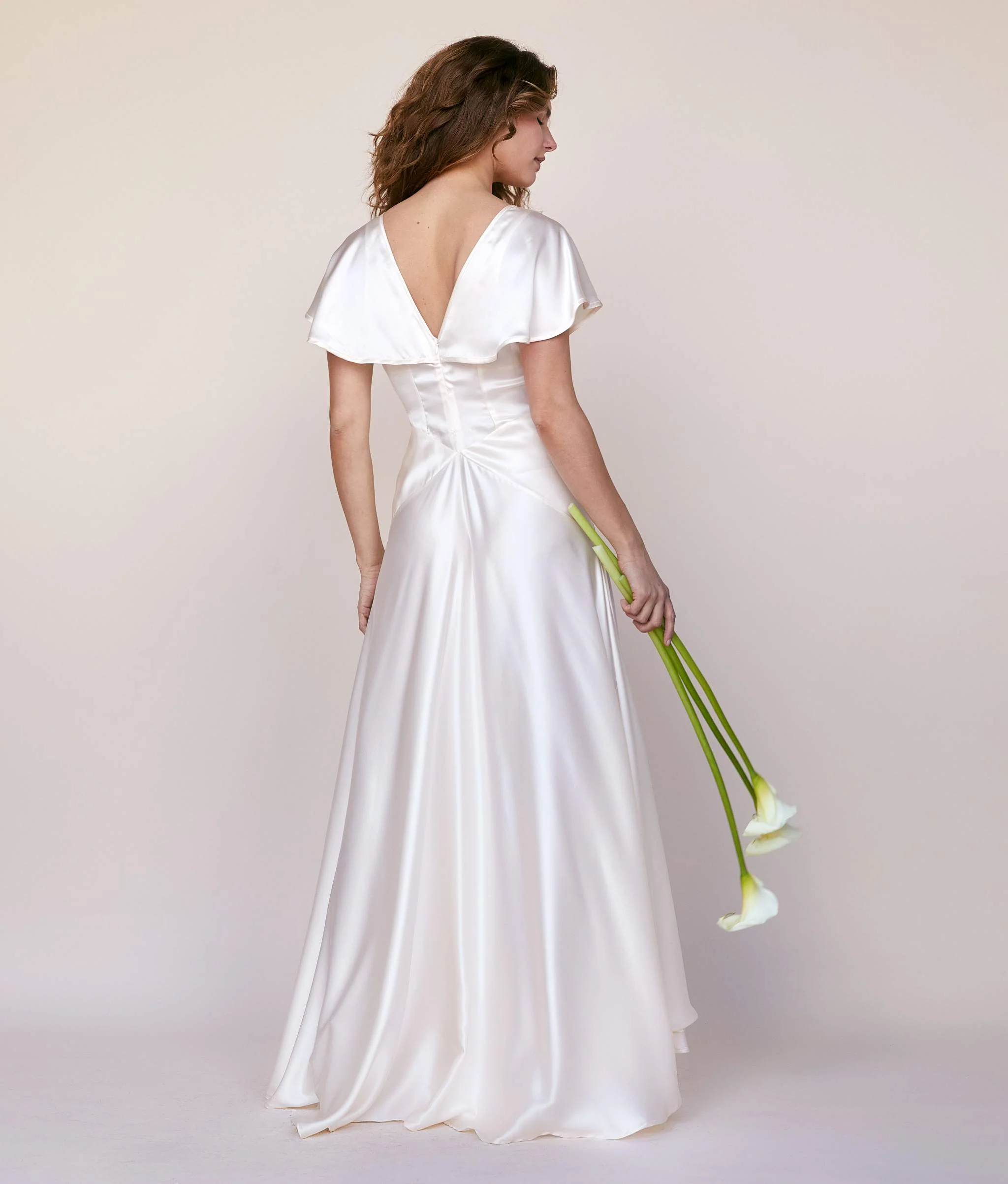 The Britta Dress | Pearl Silk - Image 3