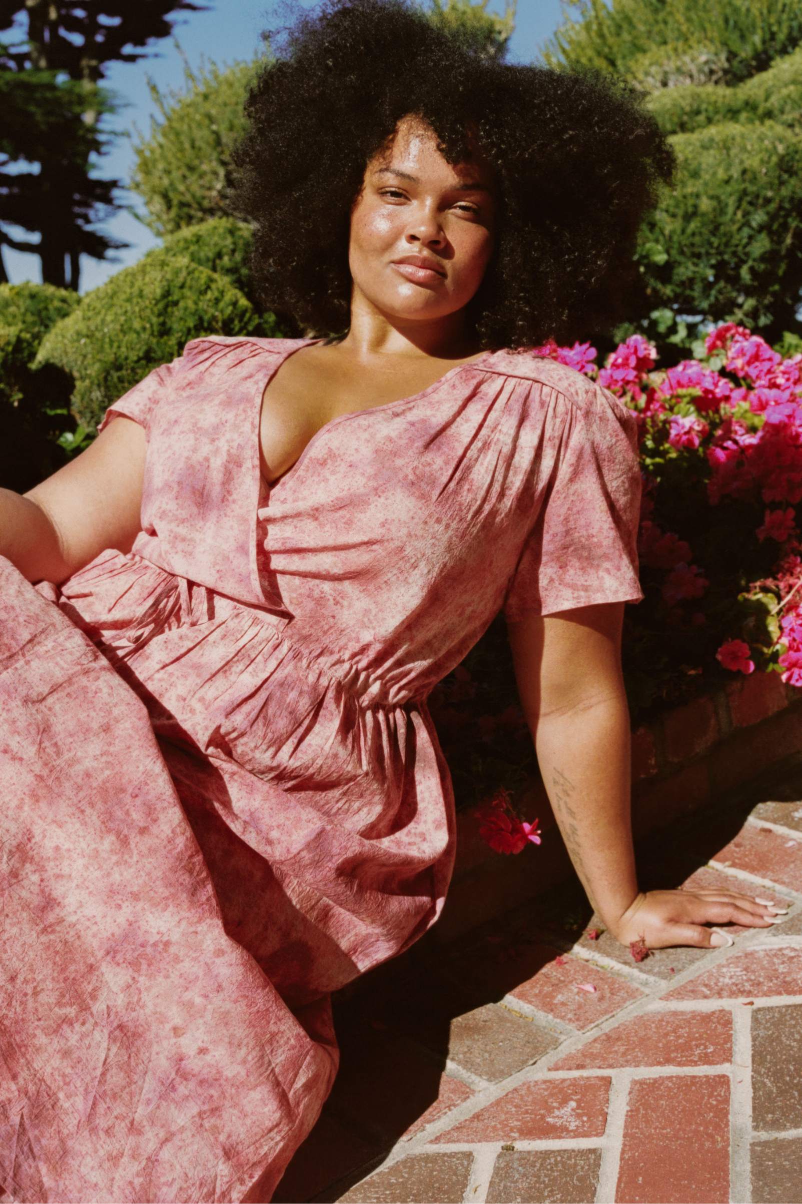 The Dawn Dress Extended | Speckled Rose - Image 5