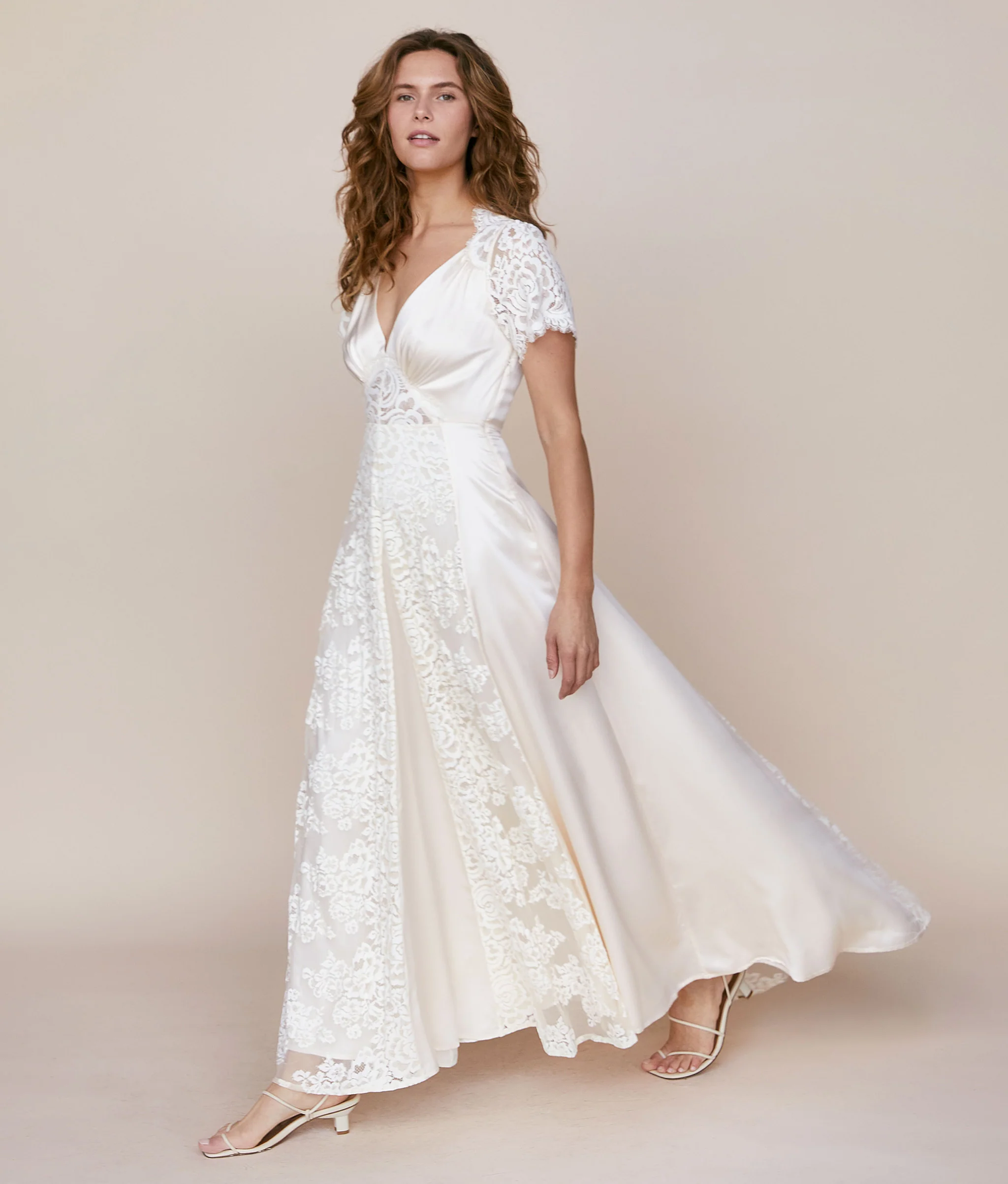 The Fitzgerald Dress | Pearl Silk - Image 3