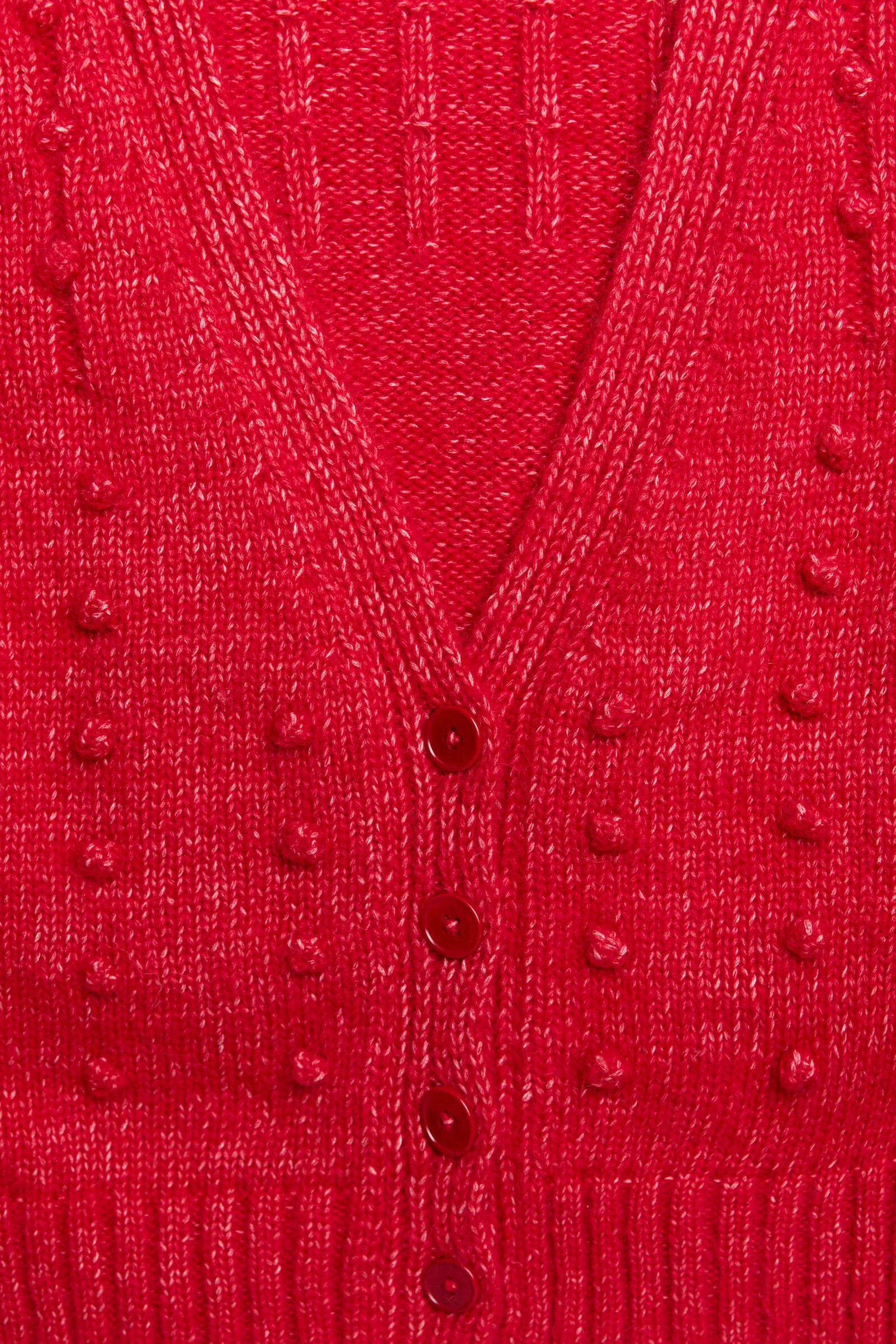 The Gigi Cardigan | Candy Apple Red - Image 8