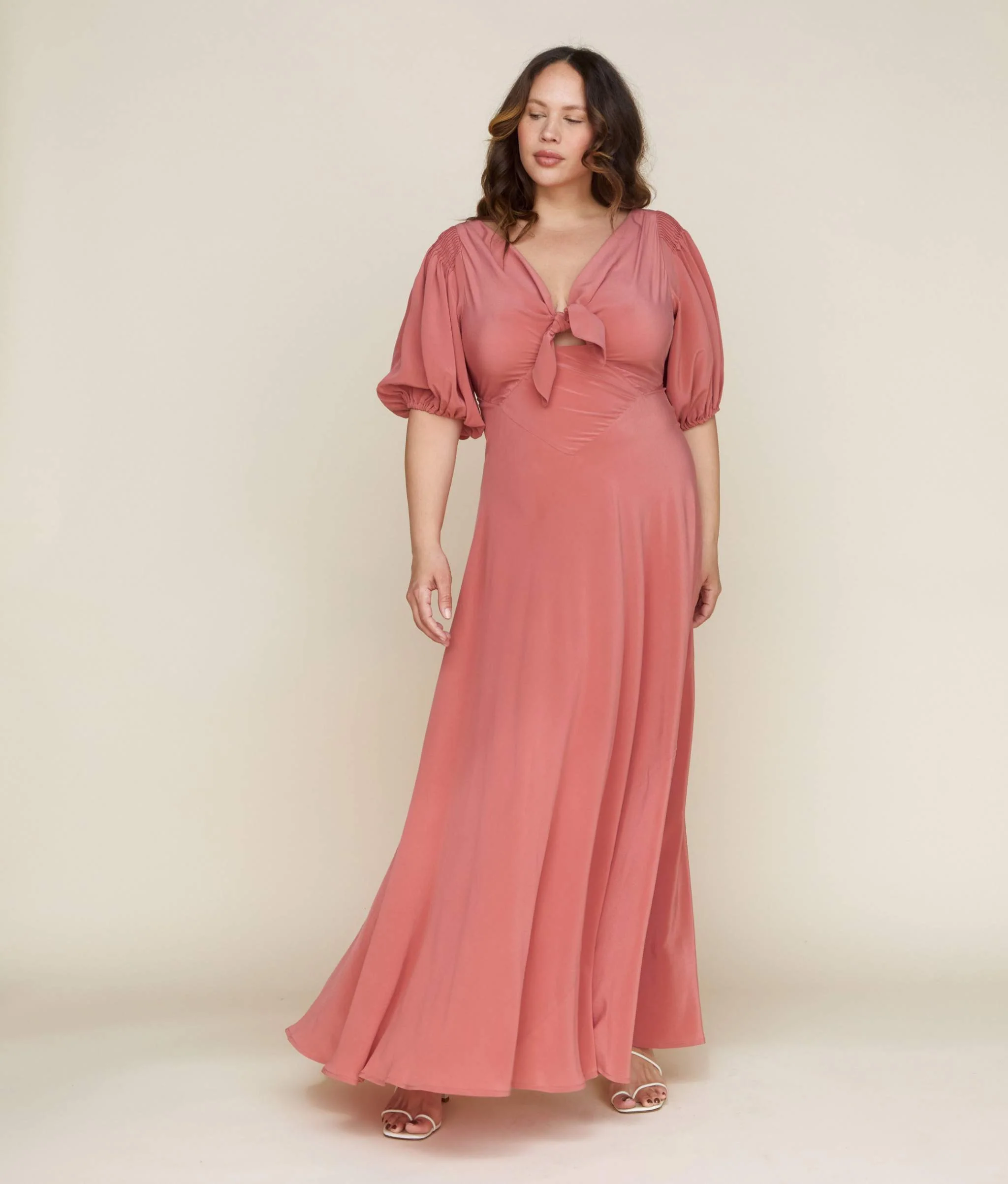 The Honey Dress | Dusty Rose Silk - Image 4