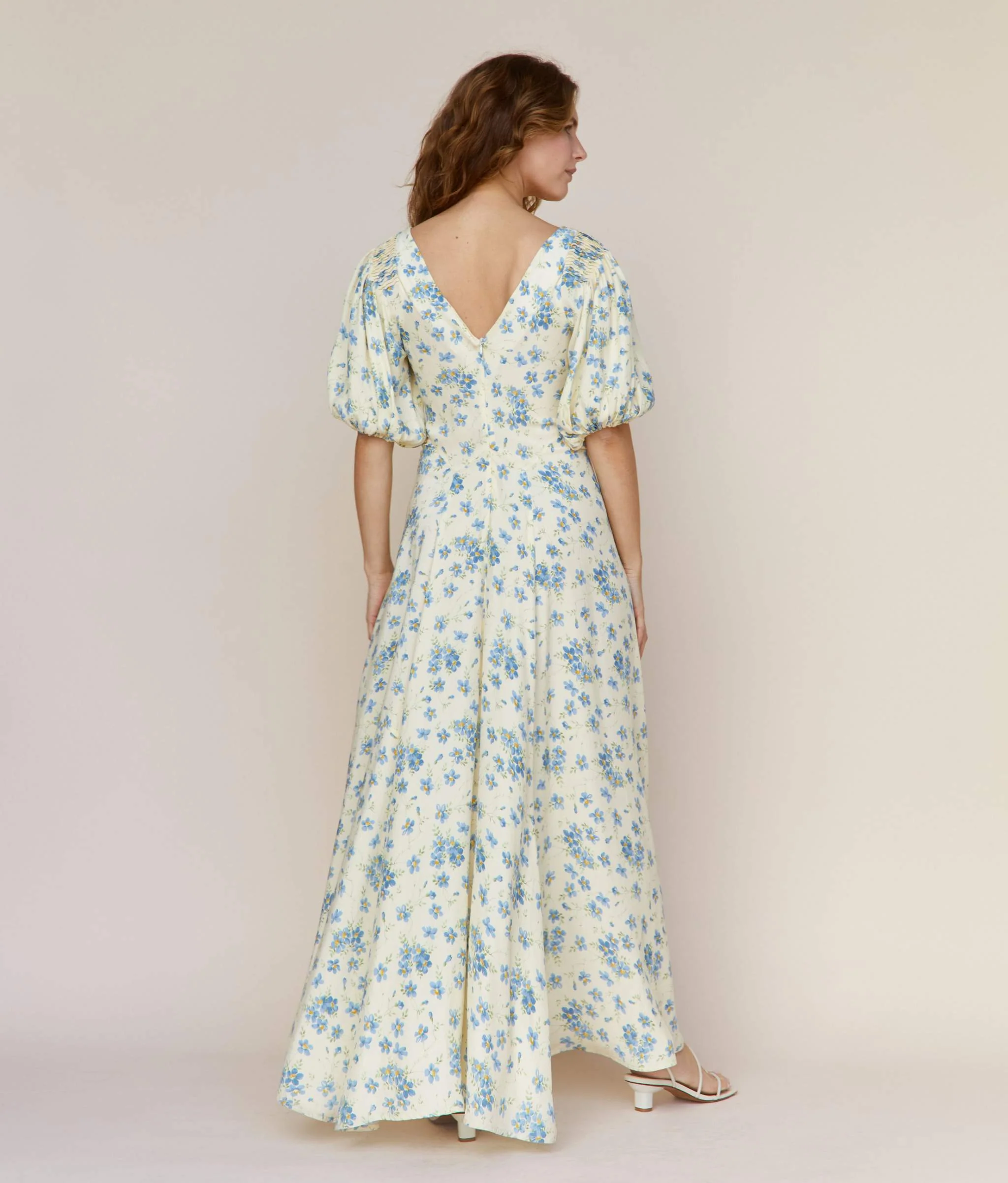 The Honey Dress | Lilies in Bloom Silk - Image 5