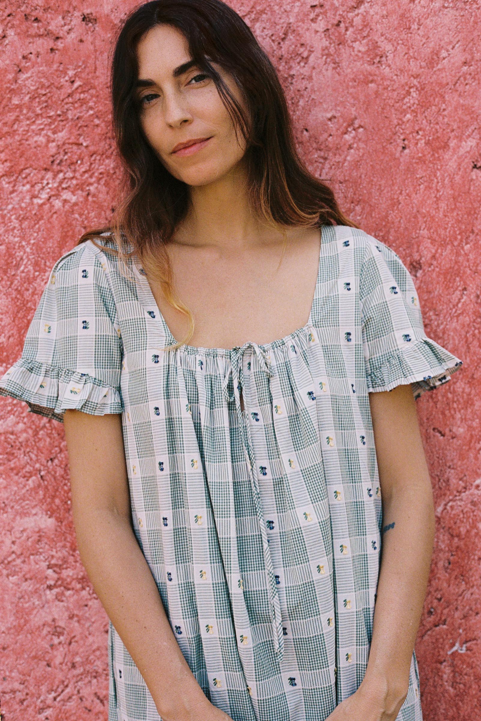 The Iona Dress | Linden Picnic Floral - Image 3