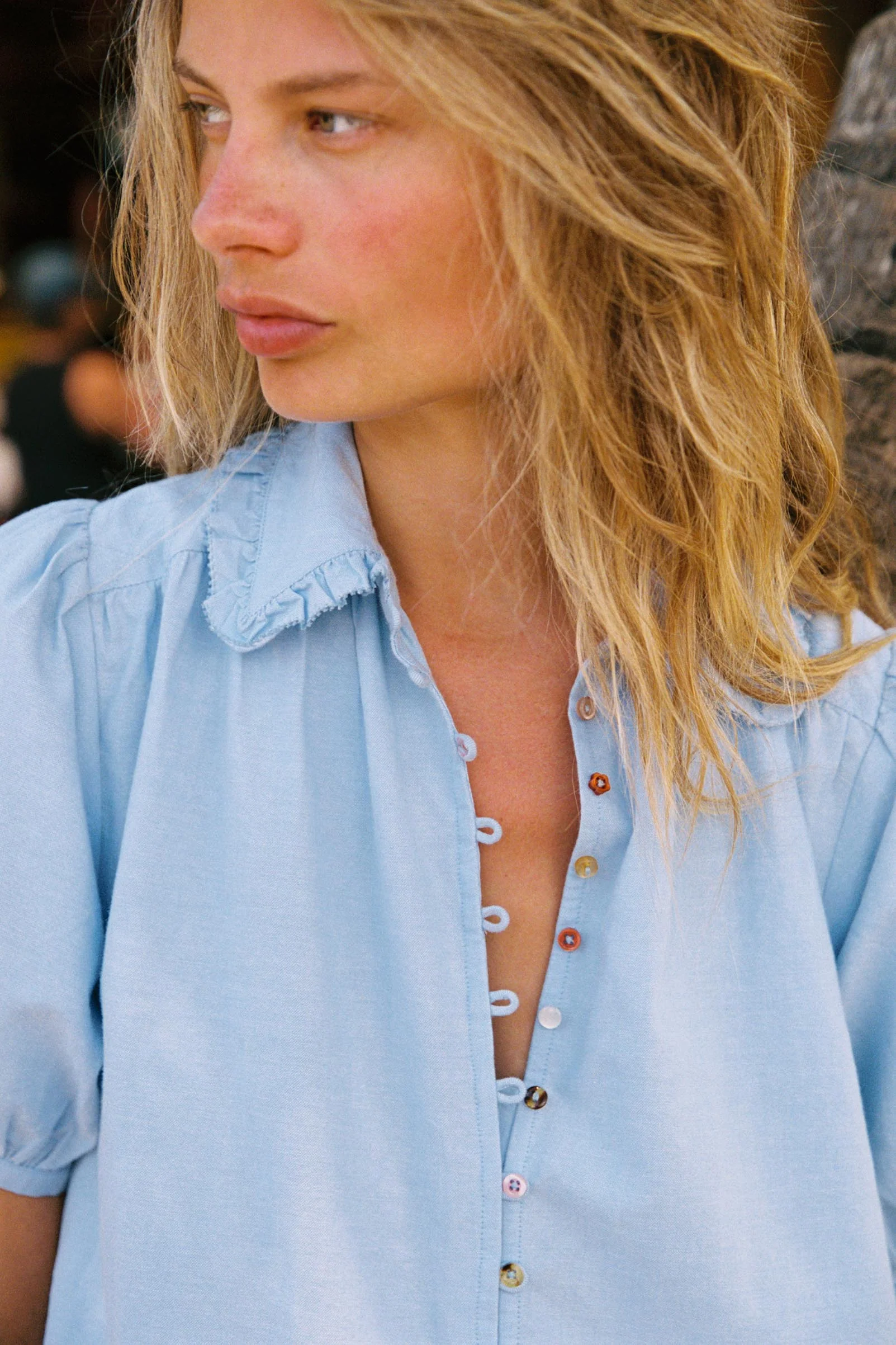The Kiara Dress | Chambray - Image 7