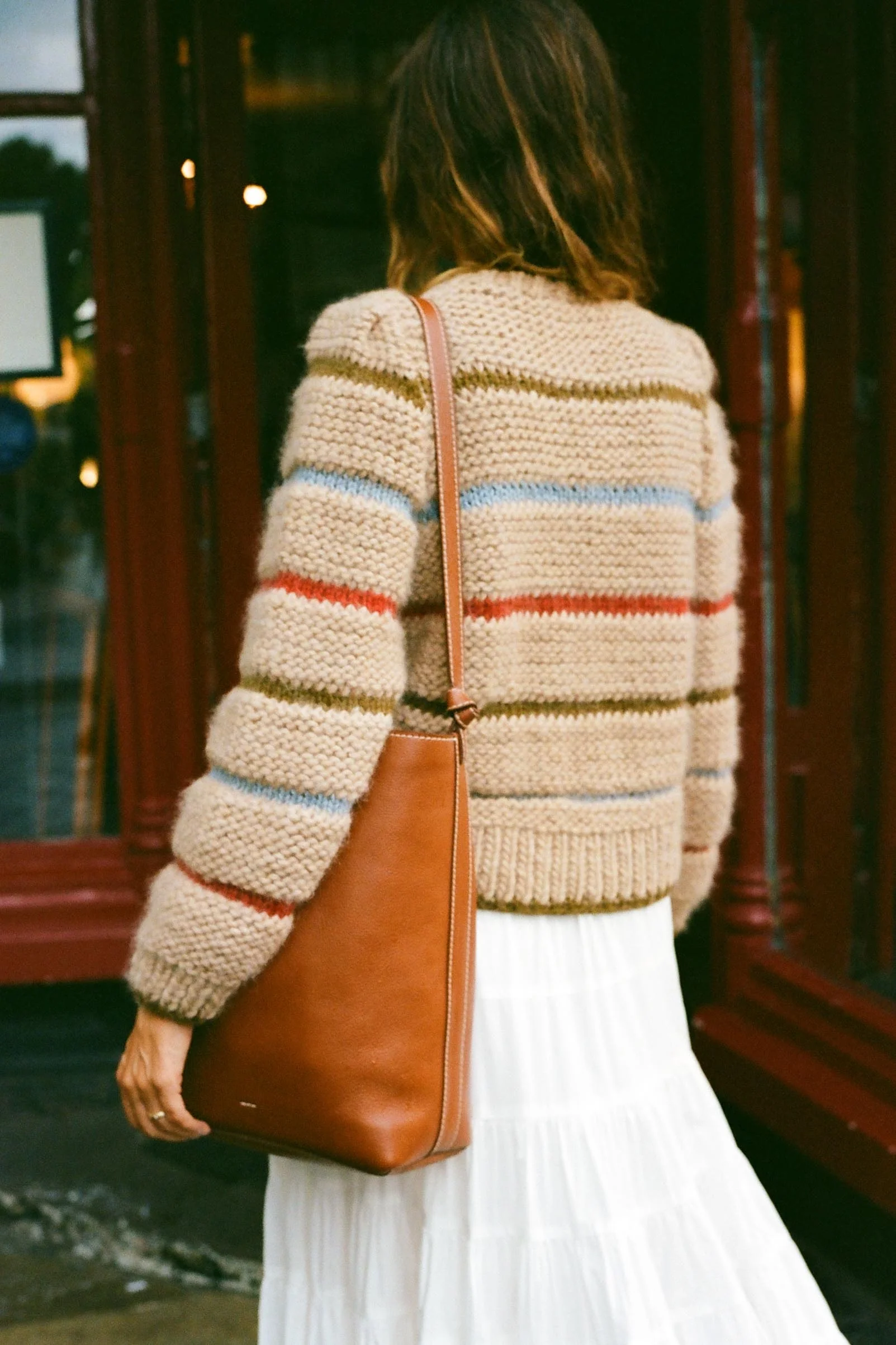 The Leandra Cardigan| Kaleidoscope Stripe - Image 5