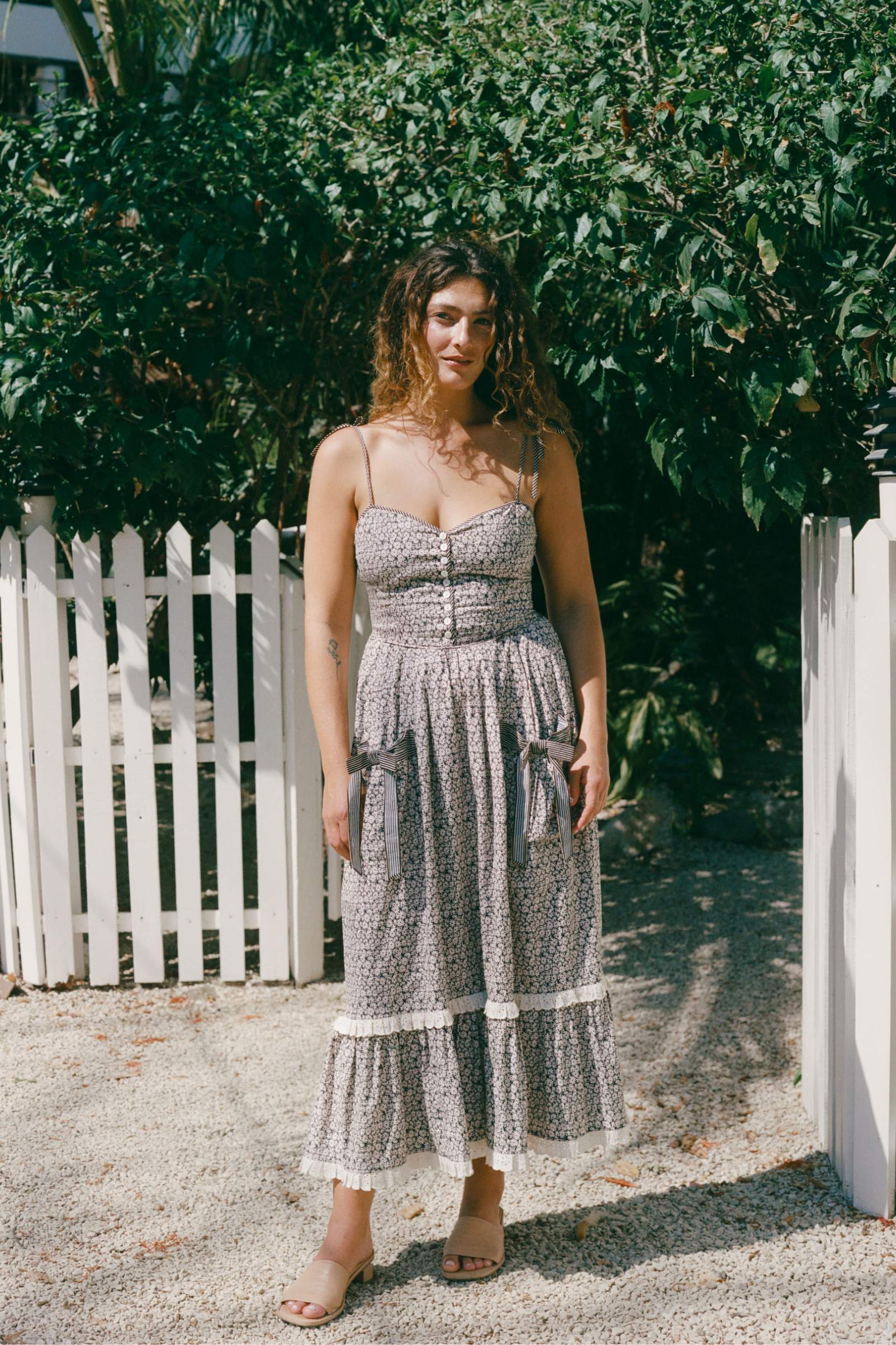 The Lia Dress | Noir Phlox - Image 3