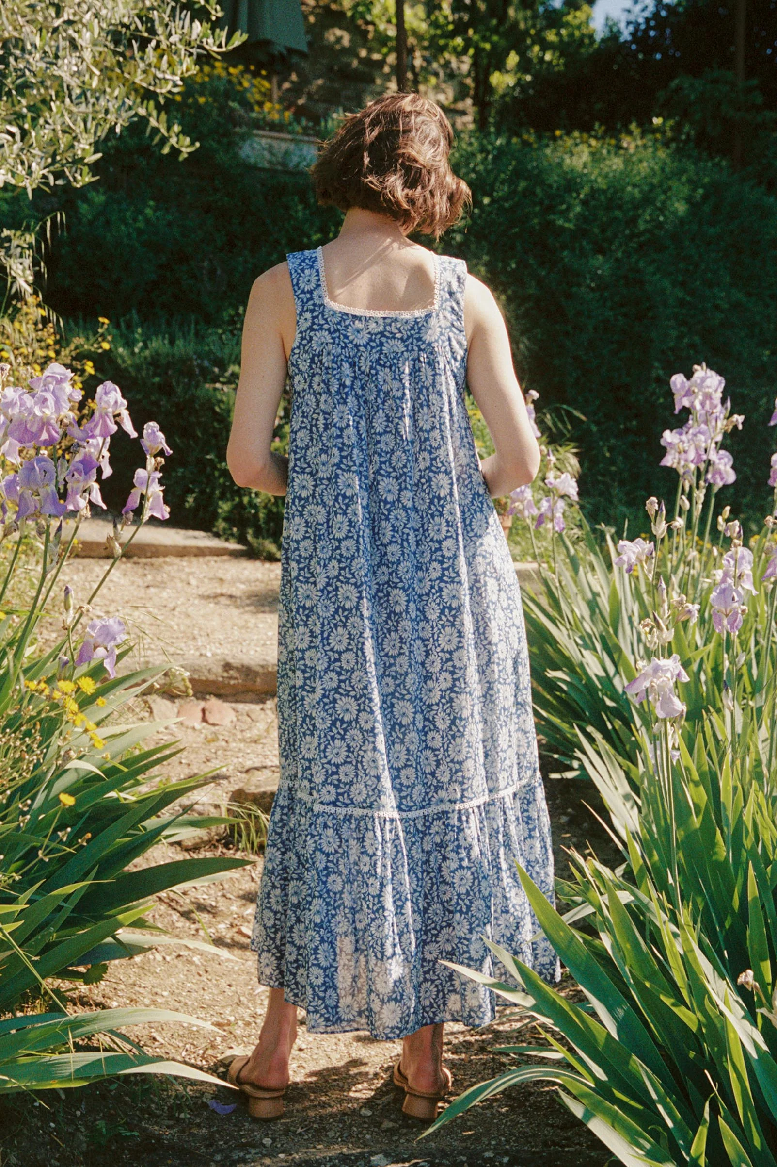 The Louise Dress | Aster Fields Lapis - Image 5