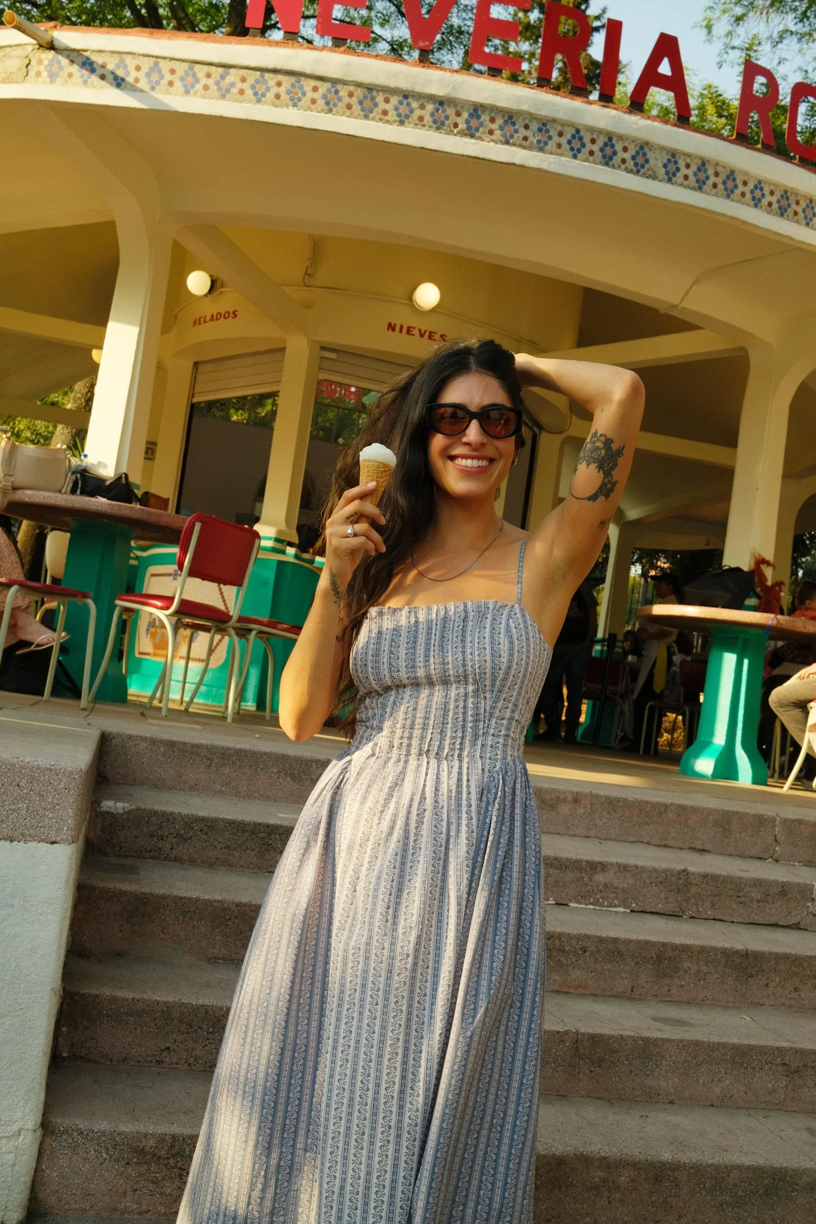 The Nile Dress | Meadow Stripe - Image 7