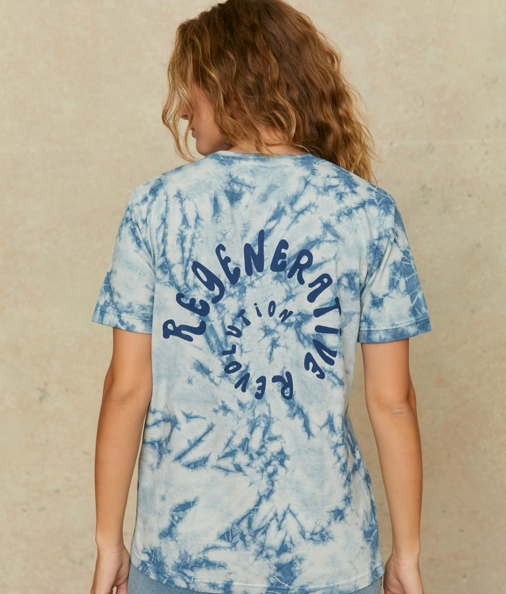 The Regenerative Tee | Indigo Tie Dyed - Image 5