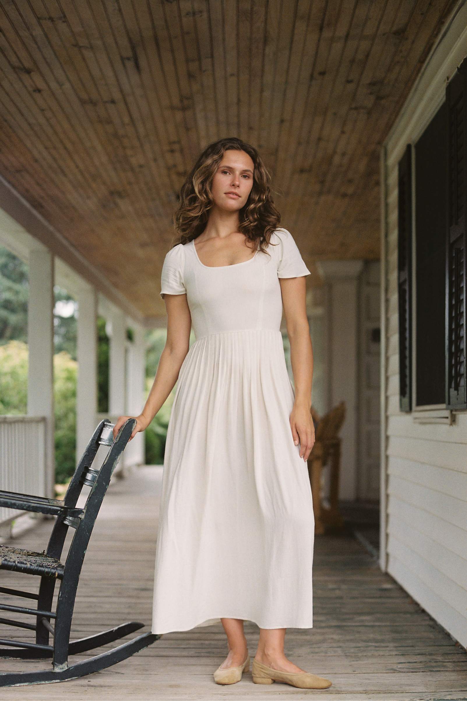 The Scarlet Dress | Eggshell - Image 6