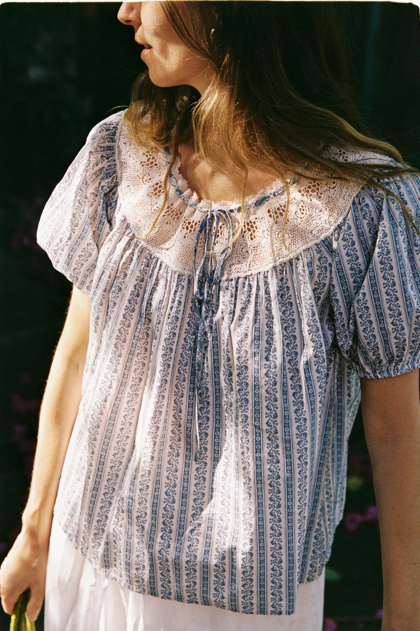 The Susy Blouse | Meadow Stripe - Image 2