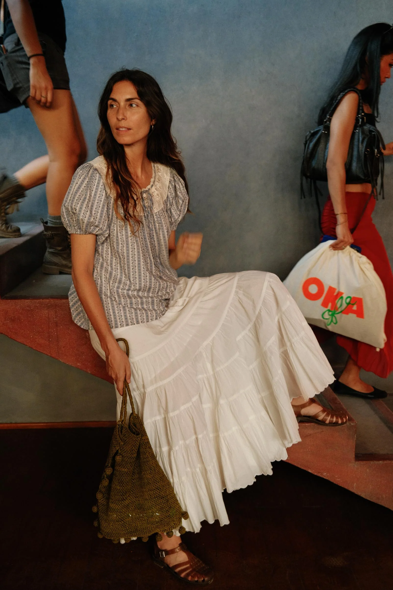 The Susy Blouse | Meadow Stripe - Image 4