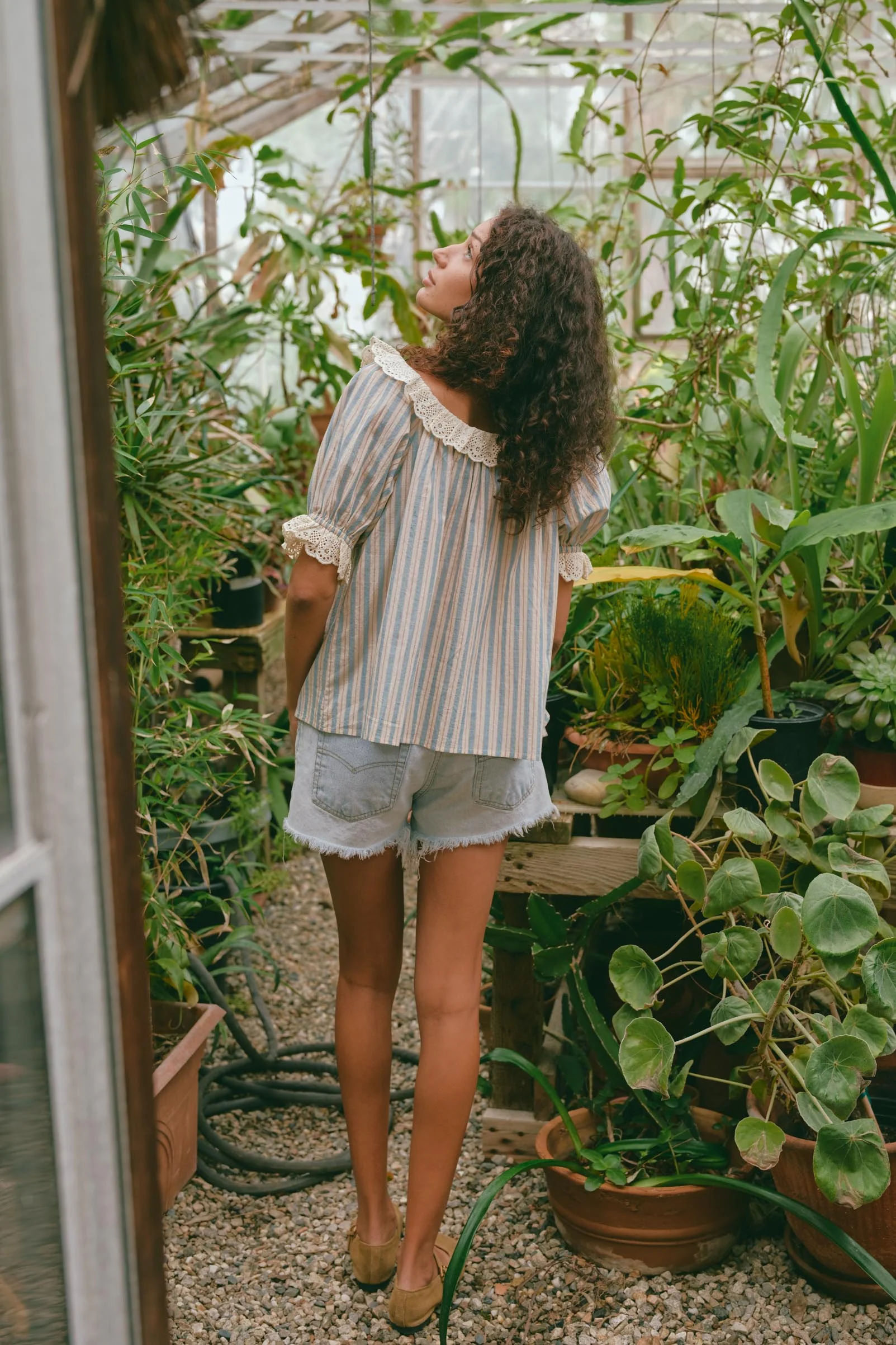 The Valentina Blouse | Antique Stripe - Image 7