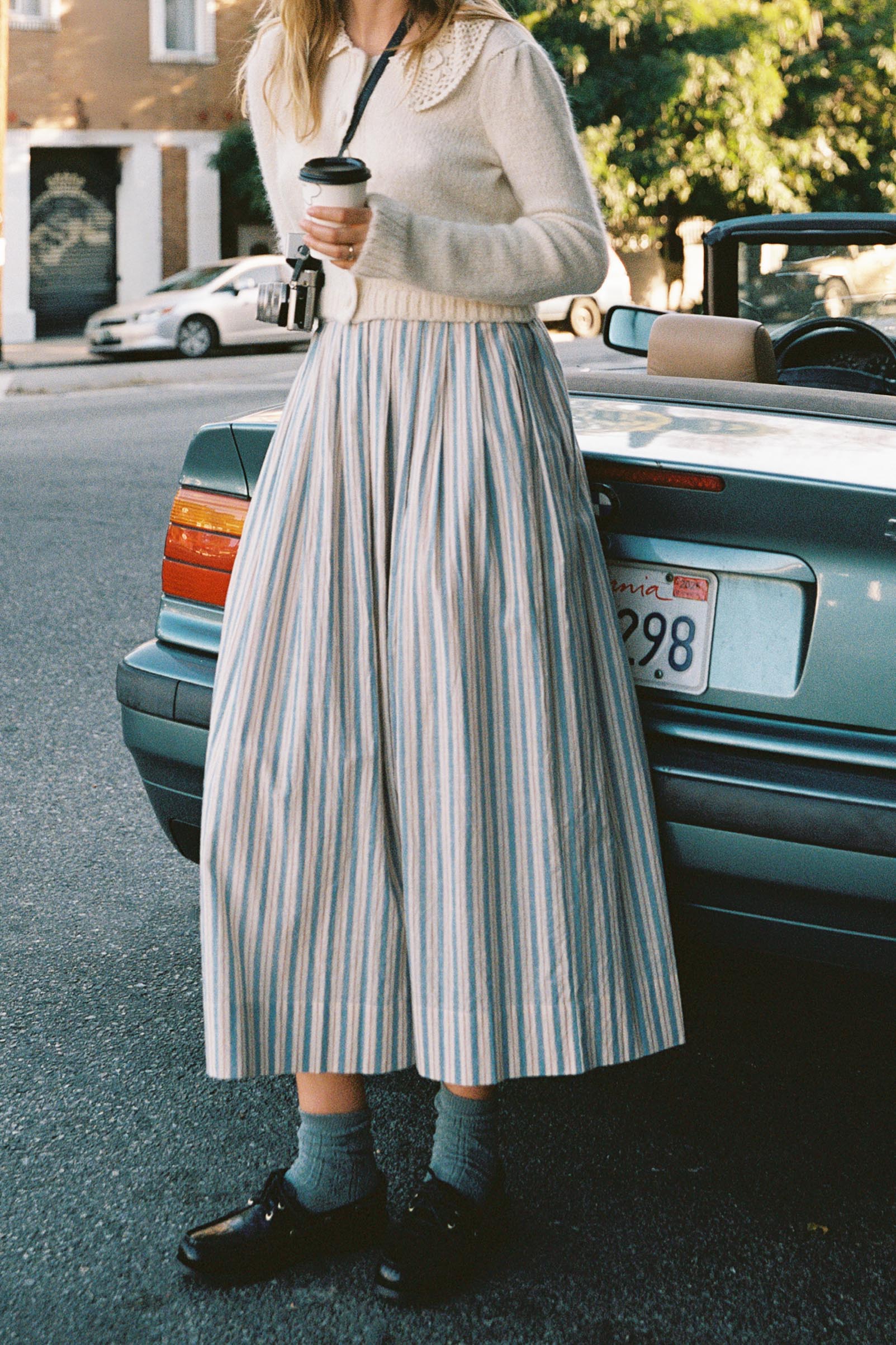The Xander Skirt | Antique Stripe - Image 3