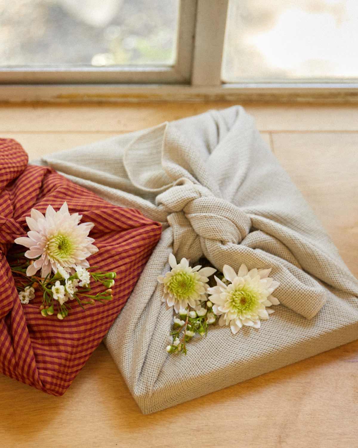 Upcycled Gift Wrapping | Bisque - Image 2